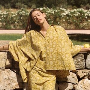 KINGA CSILLA Belezza Block Printed Pia Blouse